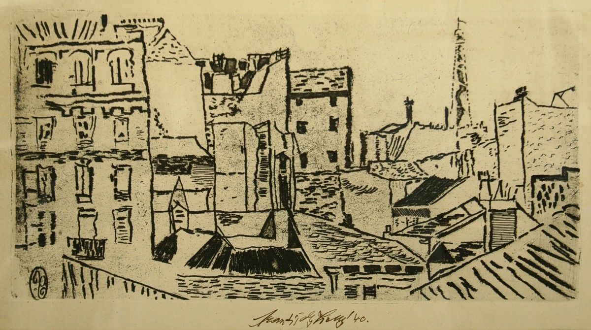 pařížské střechy